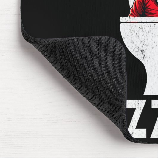 Skibidi Rizzmas Funny Toilet Santa Claus Christmas Mousepad (Ecke)