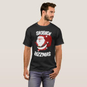 Skibidi Rizzmas Funny Weihnachtsfeier T-Shirt (Vorne ganz)