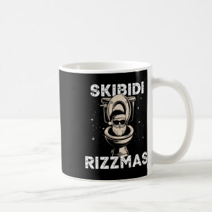 Skibidi Rizzmas Lustige Toilette Weihnachtsmann We Kaffeetasse