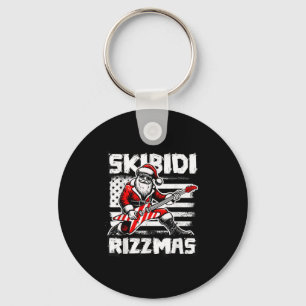 Skibidi Rizzmas Lustiger Weihnachtsmann Xmas Gen A Schlüsselanhänger