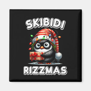 Skibidi Rizzmas Lustiges Gen Alpha Slang Weihnacht Magnet