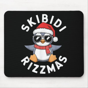 Skibidi Rizzmas Lustiges Weihnachten Weihnachtszei Mousepad