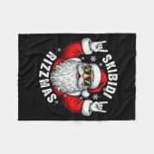 Skibidi Rizzmas Santa Sungles Funny Christmas Men Fleecedecke (Vorderseite (Horizontal))