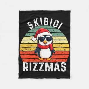 Skibidi Rizzmas Schneemann Charisma Kind Cooler We Fleecedecke