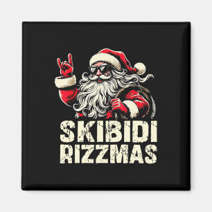 Skibidi Rizzmas Weihnachten Rizz Weihnachtsfest Magnet