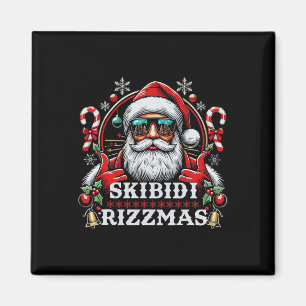 Skibidi Rizzmas Weihnachten Rizz Weihnachtsmann Ch Magnet