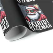 Skibidi Rizzmas Weihnachten Rizz Weihnachtsmann We Geschenkpapier (Rolleneckpunkt)
