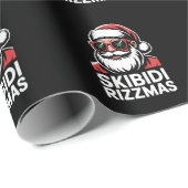 Skibidi Rizzmas Weihnachten Rizzas Weihnachtsfeier Geschenkpapier (Rolleneckpunkt)