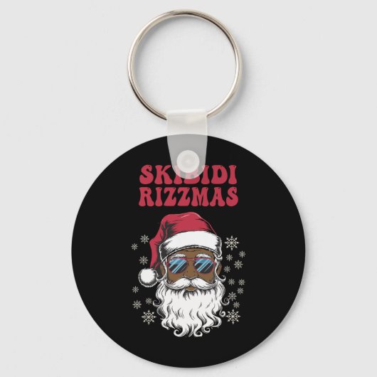 Skibidi Rizzmas Weihnachten Weihnachten Frohe Rizz Schlüsselanhänger (Vorderseite)