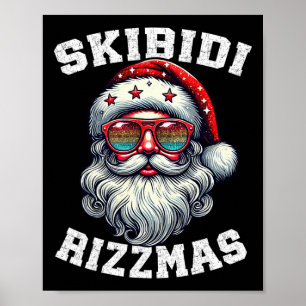 Skibidi Rizzmas Weihnachten Weihnachtsfest Rizz Ma Poster
