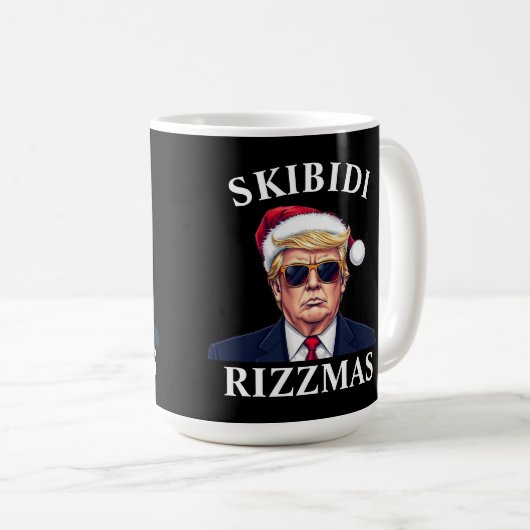 Skibidi Rizzmas Weihnachten wieder großartig Weihn Kaffeetasse (VorderseiteRechts)
