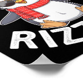 Skibidi Rizzmas Weihnachtsfeiertag P Poster (Ecke)