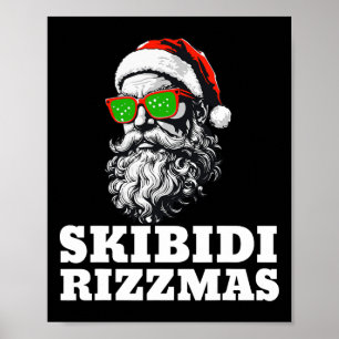 Skibidi Rizzmas - Weihnachtsfeiertag T-Shirt Rizz Poster