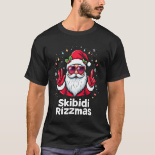 Skibidi Rizzmas Weihnachtsfest Party T-Shirt