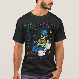 Skibidi Sigma Fisher auf dem Thron T-Shirt