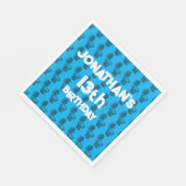 Skibidi Toilet Geburtstagsparty Einladung Serviette (Ecke)