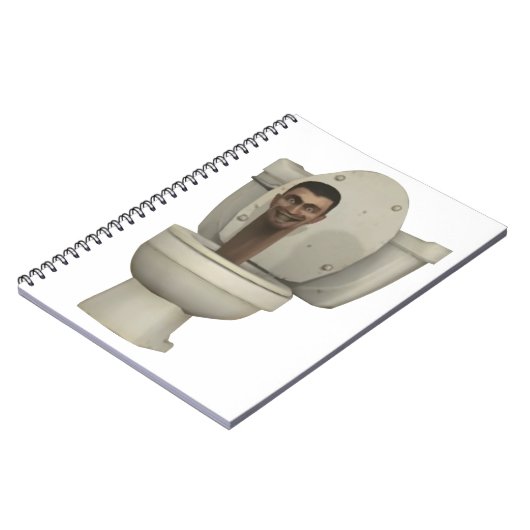 Skibidi Toilet Notebook Notizblock (Linke Seite)