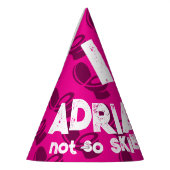 Skibidi Toilet Pink Geburtstag Partyhütchen (Links)