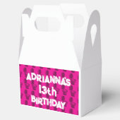 Skibidi Toilet Pink Geburtstags Gefälligkeitsboxen Geschenkschachtel (Geöffnet)