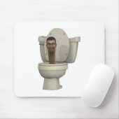 Skibidi Toilette lustiges Mousepad (Mit Mouse)
