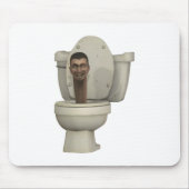 Skibidi Toilette lustiges Mousepad (Vorne)