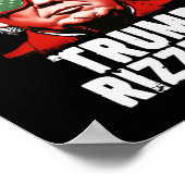 Skibidi Trump Rizzmas Christmas Rizz Santa Claus C Poster (Ecke)