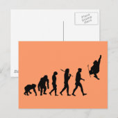 Skiboarding Evolution of skiboards trick ski gift Postkarte (Vorne/Hinten)