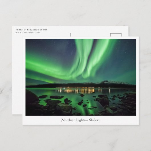 Skibotn Postkarte (Vorne/Hinten)