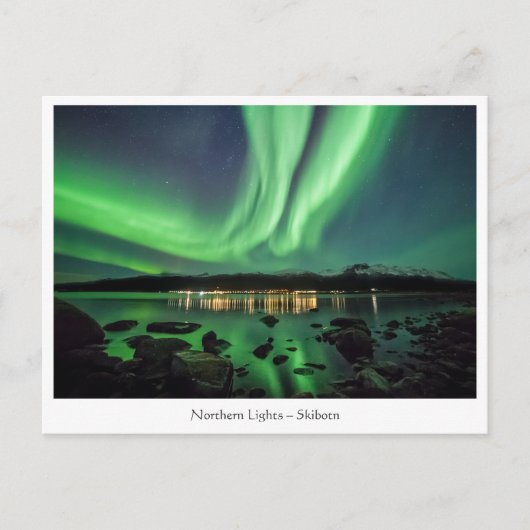 Skibotn Postkarte (Vorderseite)