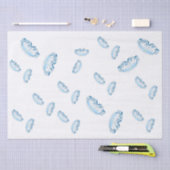Skibrille mit Bergreflektion Seidenpapier (Handwerk)