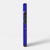 Skibrille Schneeflocken-Tanz iPhone Hülle (Linke Seite)