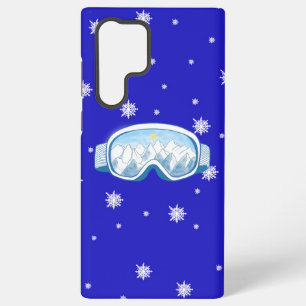 Skibrille Schneeflocken-Tanz Samsung Galaxy Hülle
