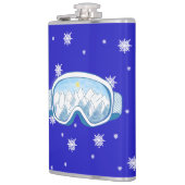 Skibrille Schneeflockentanz Flachmann (Links)