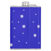 Skibrille Schneeflockentanz Flachmann (Rückseite)