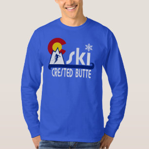 SkiButte mit Haube T-Shirt