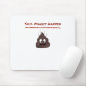 Skid Marks Happen Mousepad (Mit Mouse)