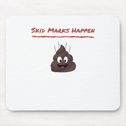 Skid Marks Happen Mousepad (Vorne)