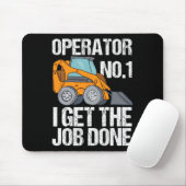 Skid Steer Daddy Funny Vathers Day Geschenk Mousepad (Mit Mouse)