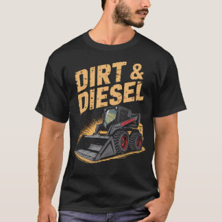 Skid Steer Loader Barnyard Vibes Und Bobcat Leben T-Shirt