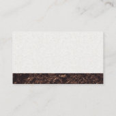 Skid Steer Loader | Bulldozer | Dirt Visitenkarte (Rückseite)