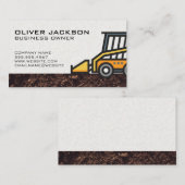 Skid Steer Loader | Bulldozer | Dirt Visitenkarte (Vorne/Hinten)