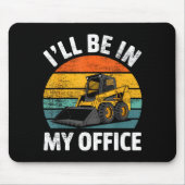 Skid Steer Operator Construction Heavy Equipment J Mousepad (Vorne)