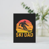 Skidad Einladungspostkarte (Stehend Vorderseite)