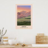 Skiddaw Lake District Reiseplakat Poster (Küche)