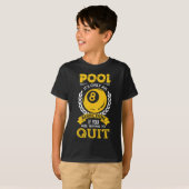 Skiddle Cricket Tee's Pool Addiction Pool Player T-Shirt (Vorne ganz)