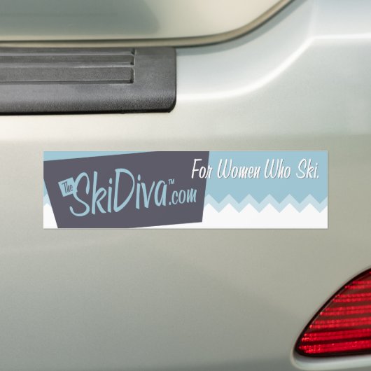 SkiDiva Autoaufkleber (Auf Auto)