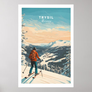 Skidruck Trysil Norwegen 1 Poster