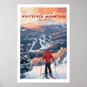 Skidruck Whiteface Mountain New York 1 Poster