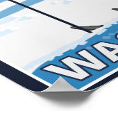 Skier Admiring - Crystal Mountain, Washington Poster (Ecke)