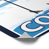 Skier AdmiringColorado Poster (Ecke)